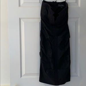 Nicole Miller Black Strapless Dress, Size 2
